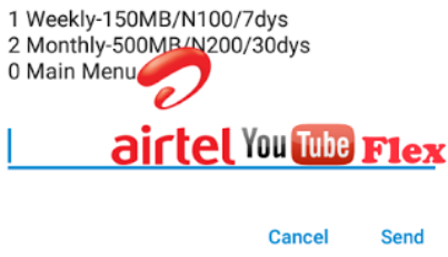 Airtel Youtube flex Data bundle Plan Free Browsing codes
