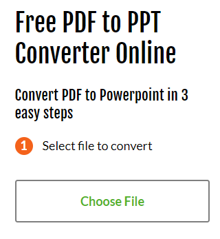 Convert PDF to PowerPoint