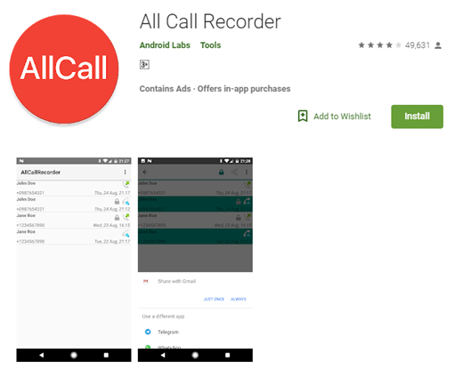 call recorder apps