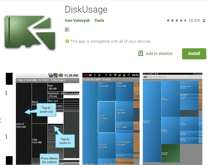 DiskUsage apk download