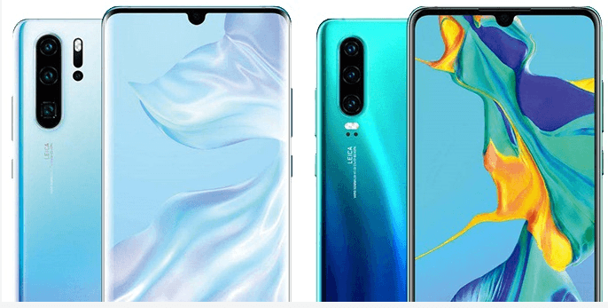 Huawei P30 and P30 pro phone
