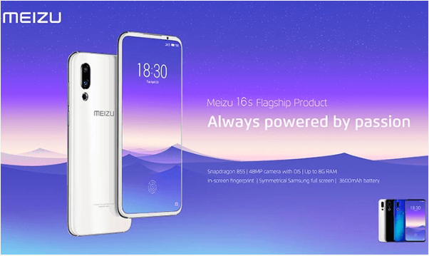 Meizu 16s phone