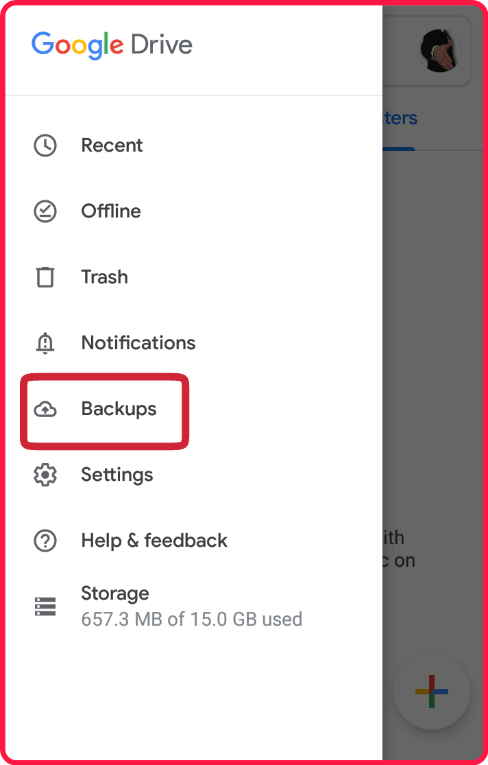 Google-drive-Backup-section-techbmc
