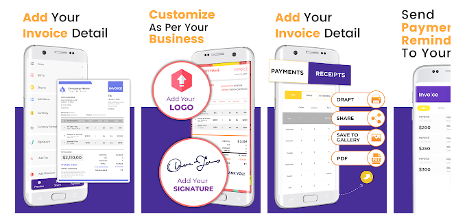 Top 5 Android Invoice Apps That Are Both Simple And Powerful Techs Products Services Games