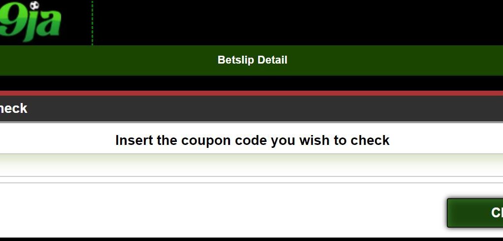 Bet9ja Old Mobile Coupon Check Code - wide 4
