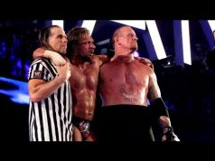 Undertaker, Triple H and Shawn Michaels tear together after Discontinuance of an Era Match: WrestleMania 28
